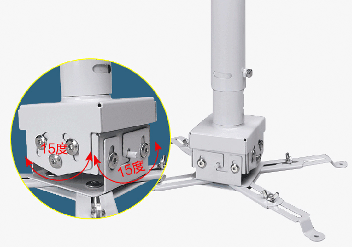 加固型投影機吊架產品底部細節